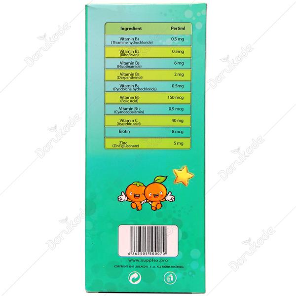 زینک همراه ب کمپلکس و ویتامین سی